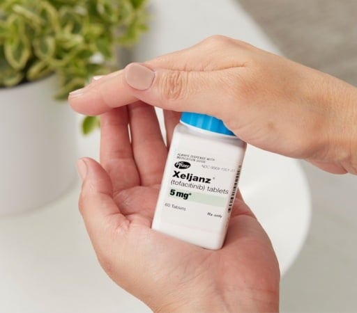 XELJANZ (tofacitinib) 5mg prescription bottle