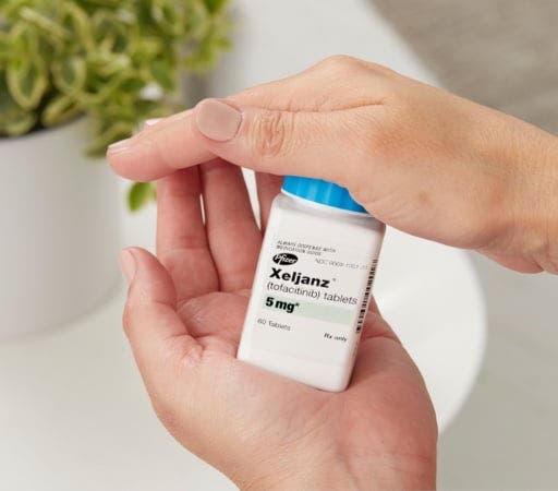 XELJANZ (tofacitinib) 5mg prescription bottle