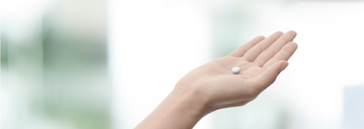 pill in hand