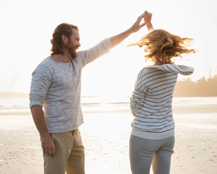 Twirling Couple